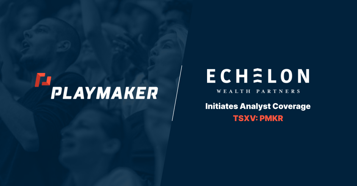 Read more about the article Echelon Wealth Partners Inc. Head of Research Rob Goff Initiates Analyst Coverage On Playmaker